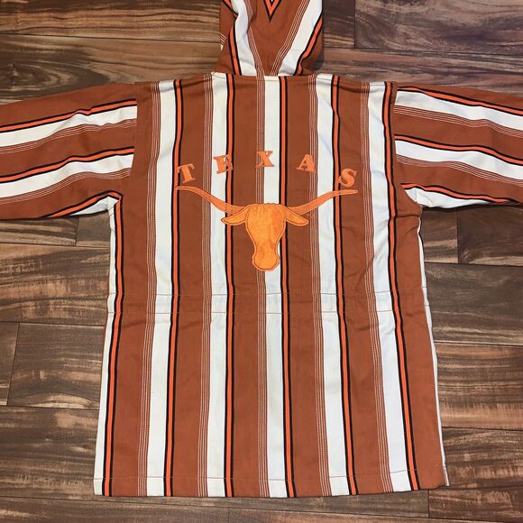 Vintage NWT Texas Longhorns Striped Canvas NCAA Button Jacket NEW Sz Medium RARE - Picture 10 of 12